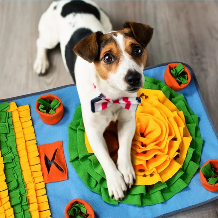 Snuffle Mat For Dogs Foraging Mental - Dog Snuffle Mat Slow Feeder &