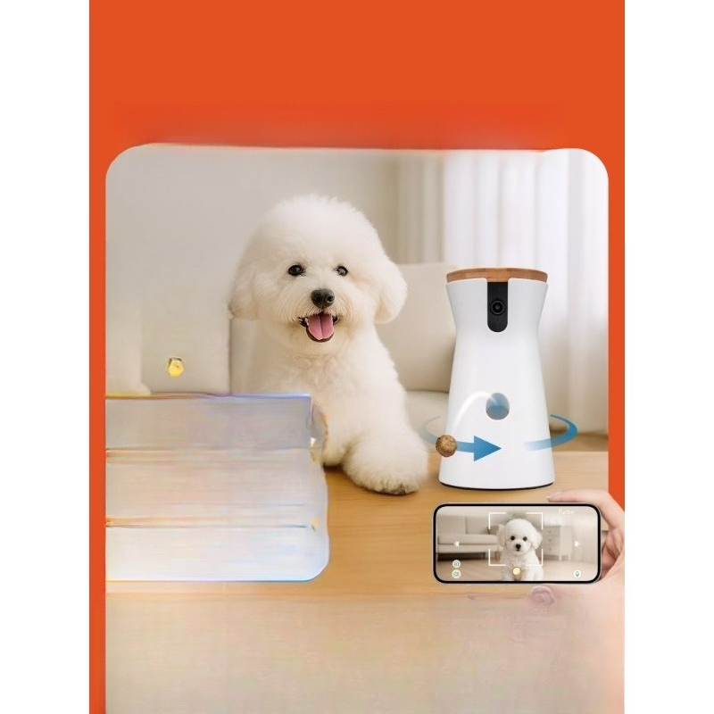 Pet Treat Dispenser Camera Interactive - WiFi Pet Treat Dispenser Camera Night