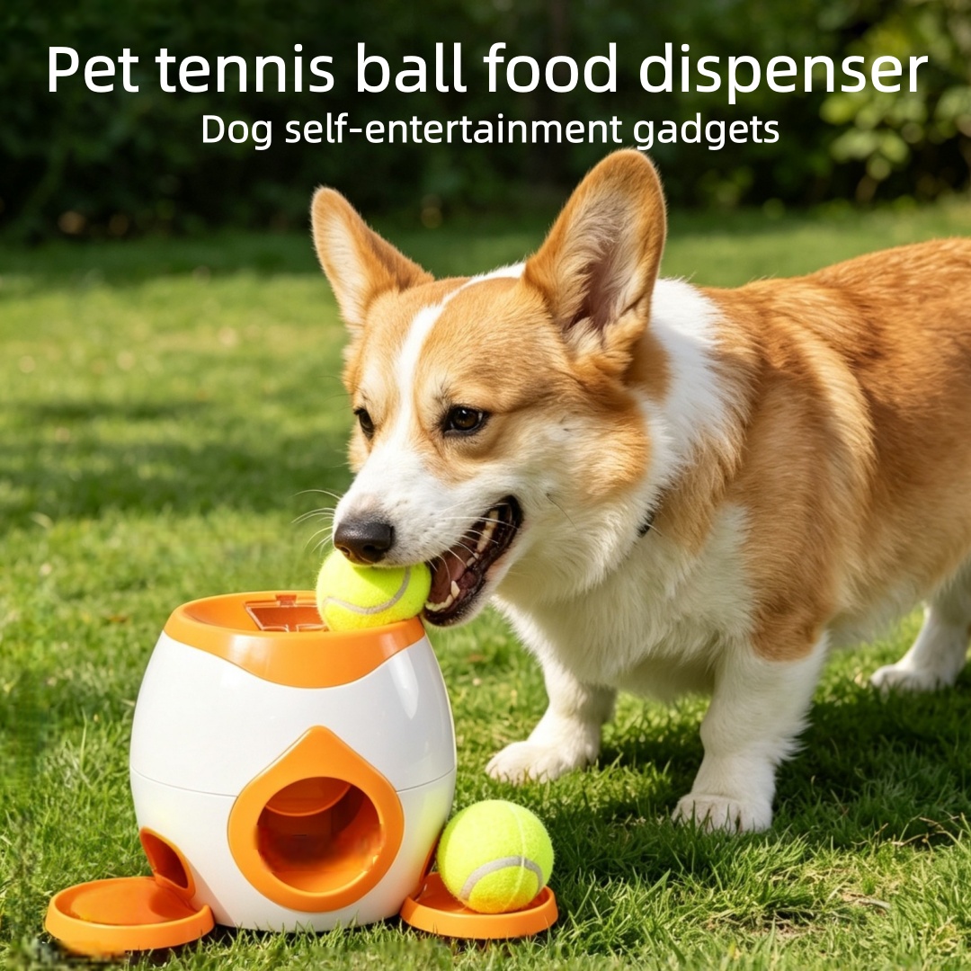 Dog Slow Feeder Puzzle Toy Interactive - Interactive Tennis Ball Toy for Dogs
