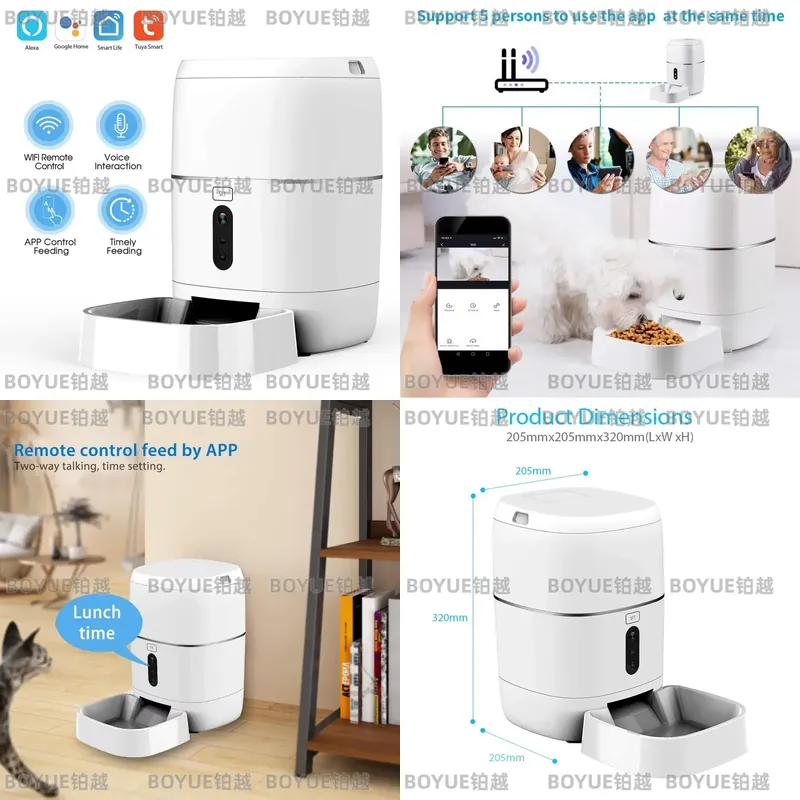 Smart Pet Feeder Camera 1080P Wifi - for RSH 1080P Camera Tuya Smart