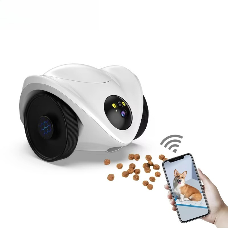 Pet Treat Dispenser Camera Interactive - Custom Smart Pet Robot Laser Teasing