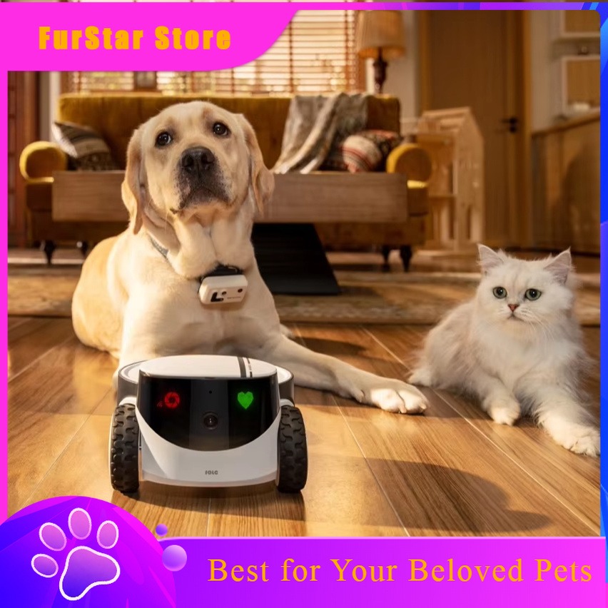 Pet Treat Dispenser Camera Interactive - FurStarROLA PetPal AI Robot Companion For
