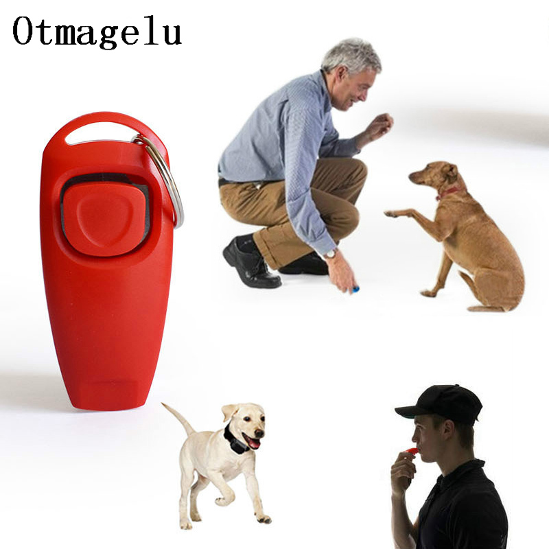 Dog Clicker Training With Wrist Strap - 2 In 1 Pet Dog Training