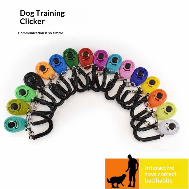 Dog Clicker Training With Wrist Strap - Adjustable Wrist Strap Sound-based Cat Click