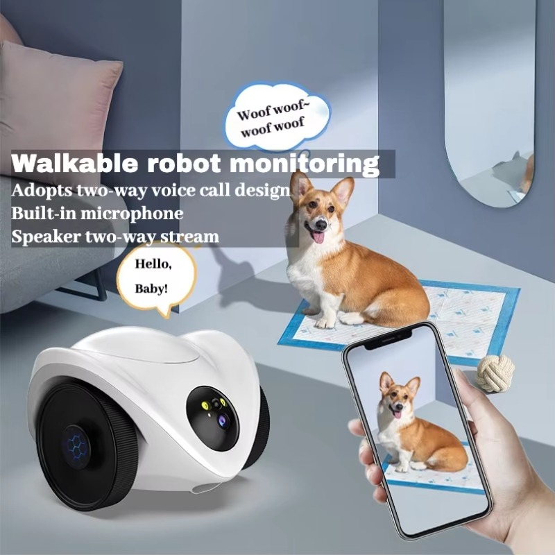 Pet Treat Dispenser Camera Interactive - Custom Smart Pet Robot Laser Teasing
