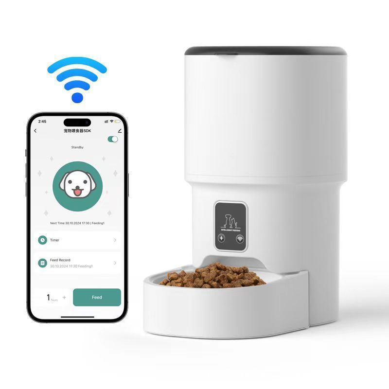 4L Automatic Cat Feeder with W - огляд і ціна Timed Cat Dog Food Dispenser 4L
