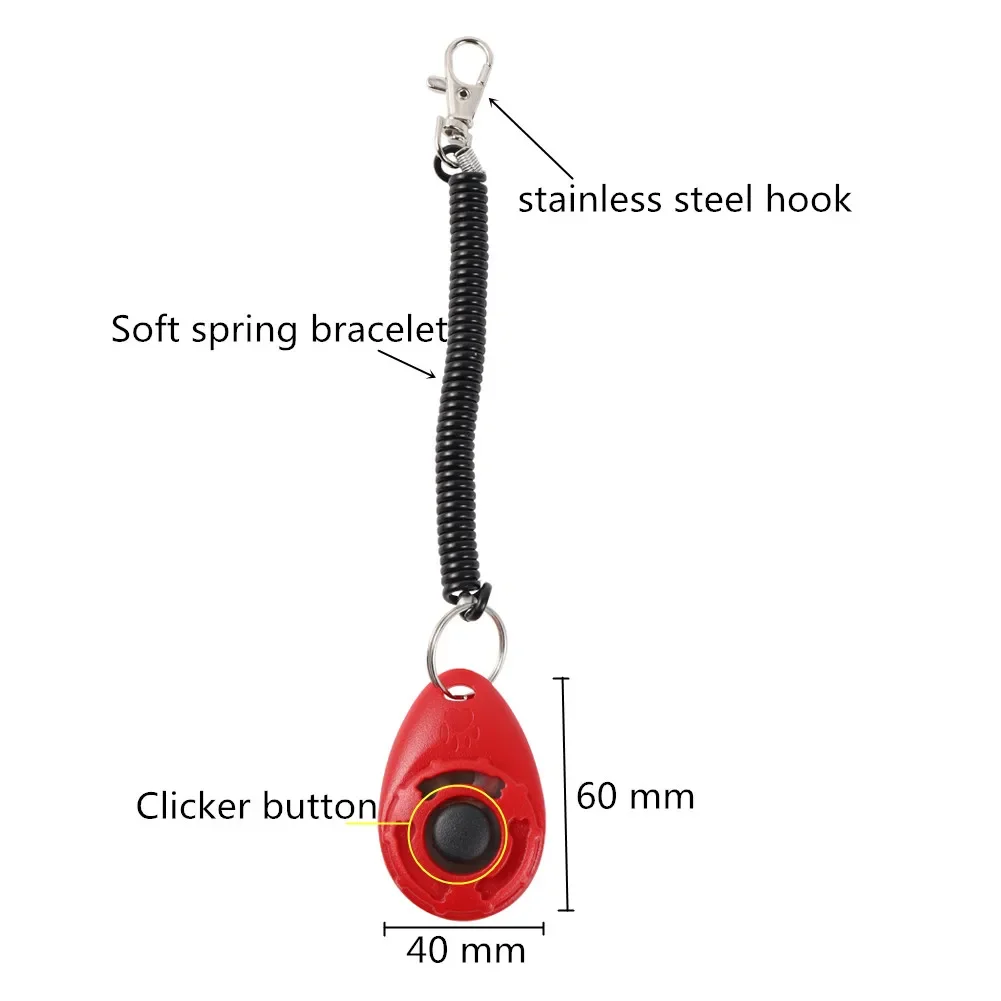 2 in 1 Dog Training Clicker Pe - огляд і ціна Dog Clicker Training With Wrist Strap