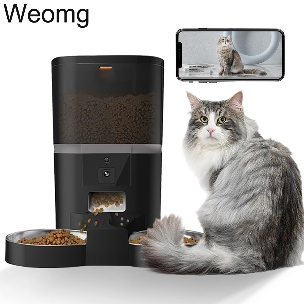 4L Double Meal Camera APP Auto - огляд і ціна Timed Cat Dog Food Dispenser 4L