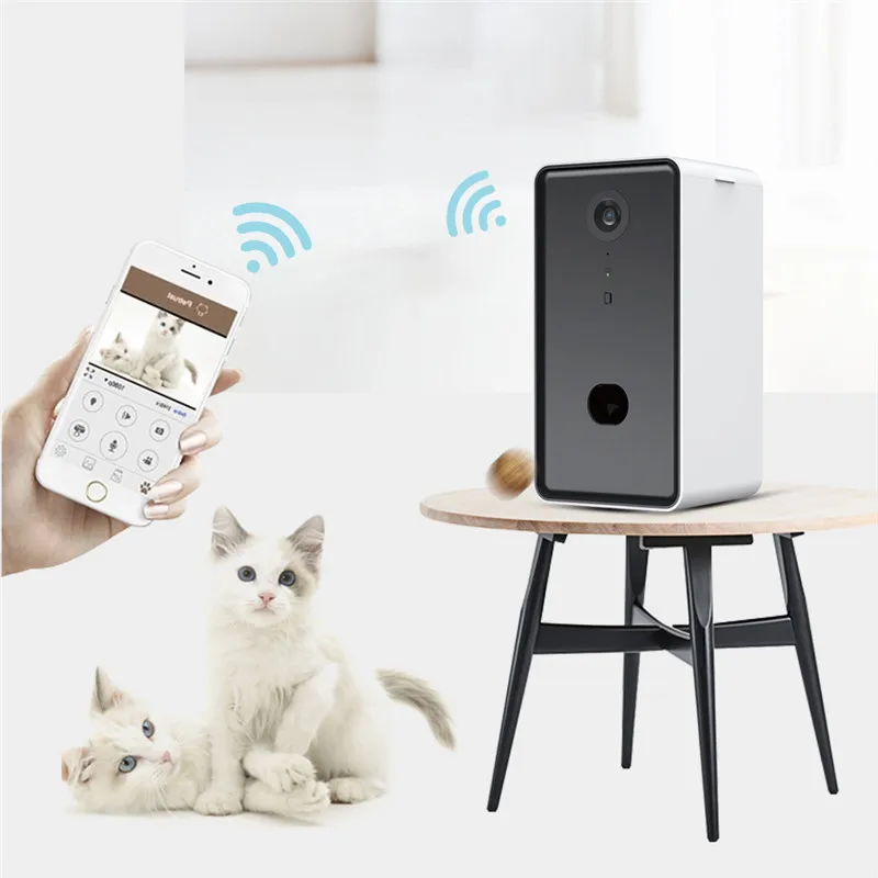 &Interactive Puzzle Game Toys  - огляд і ціна Pet Treat Dispenser Camera Interactive