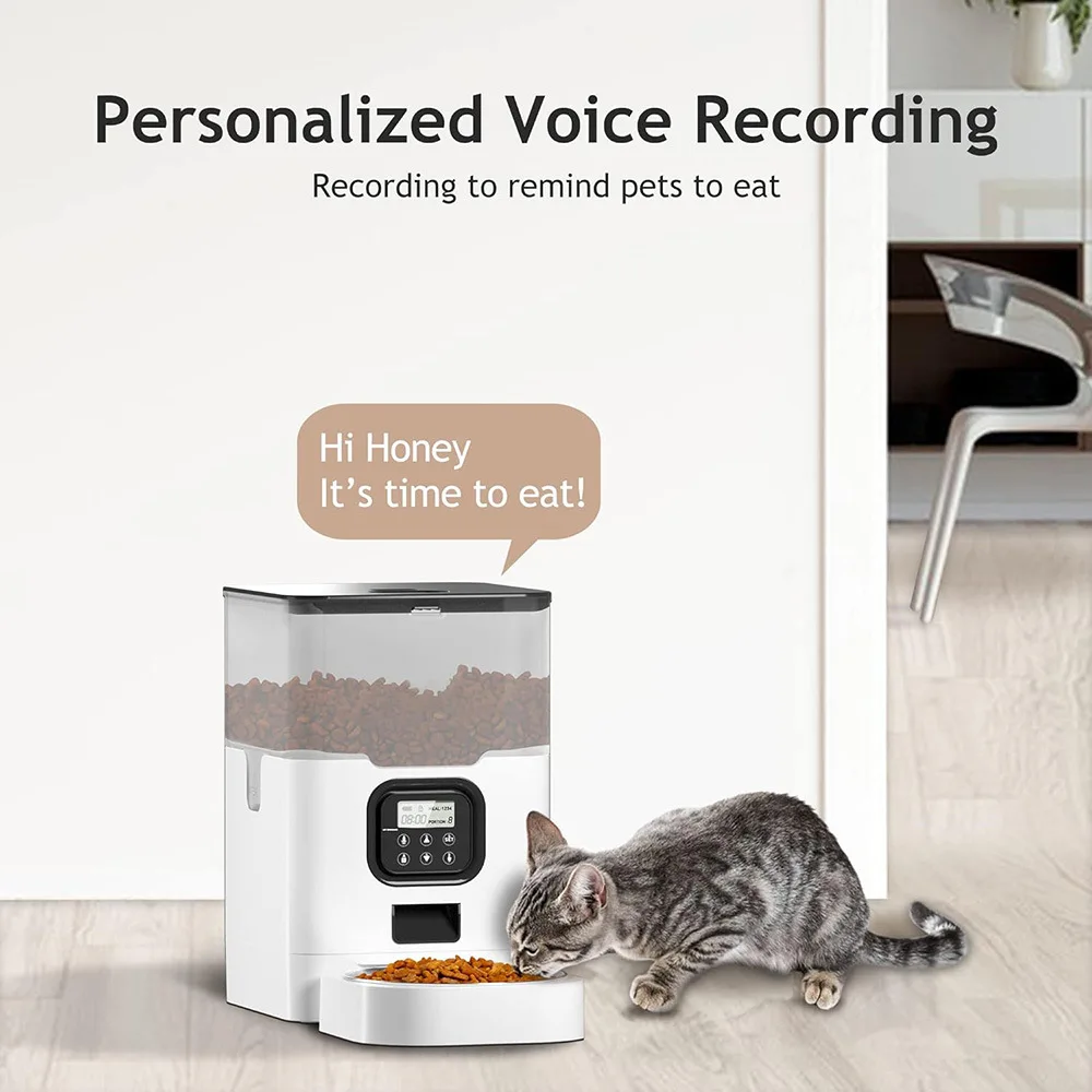 4L Automatic Pet Feeder With T - огляд і ціна Timed Cat Dog Food Dispenser 4L