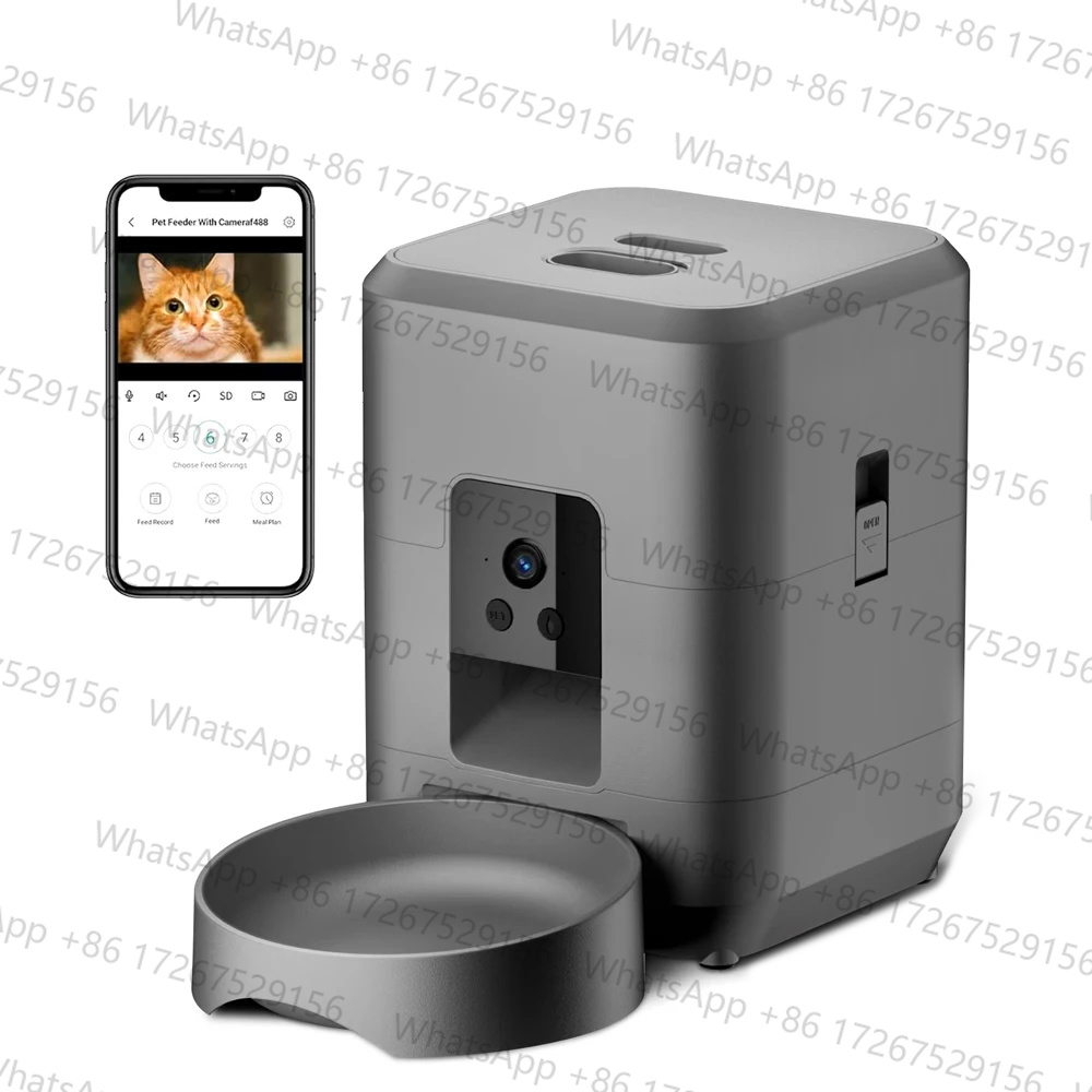 Applicable to2L Smart Pet Feed - огляд і ціна Smart Pet Feeder Camera 1080P Wifi