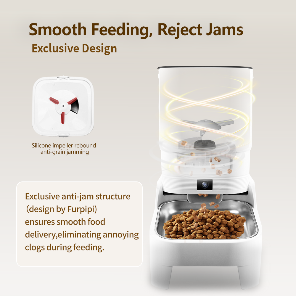 4L Smart WiFi Pet Feeder with  - огляд і ціна Smart Pet Feeder Camera 1080P Wifi