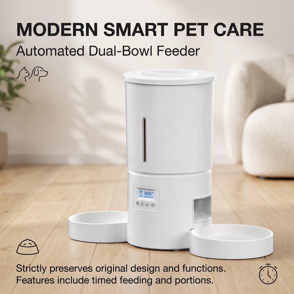 4L Automatic Smart Pet Feeder, - огляд і ціна Timed Cat Dog Food Dispenser 4L