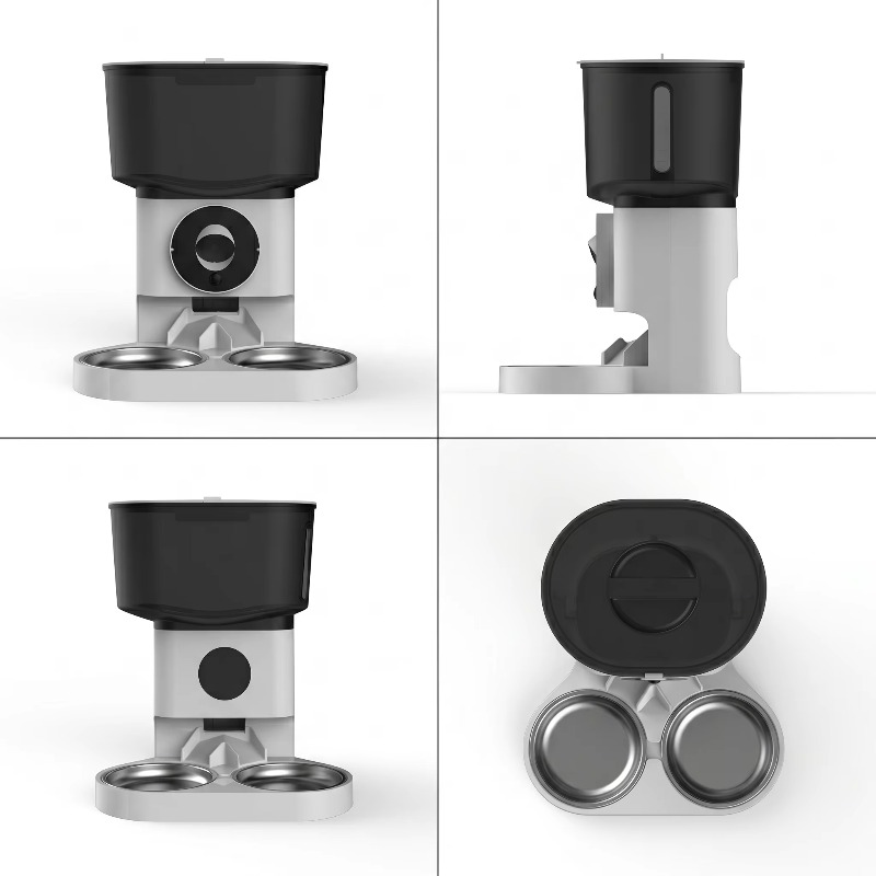 Multi-color Custom Smart Pet F - огляд і ціна Automatic Pet Feeder Dual Bowl Stainless