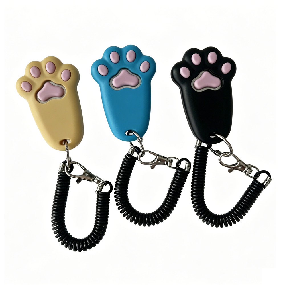 1Pcs Paw Print Dog Training Cl - огляд і ціна Dog Clicker Training With Wrist Strap