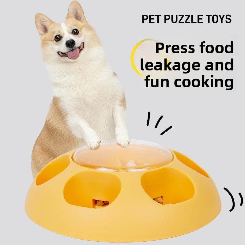 Dog Puzzle Toys Push Type Feed - огляд і ціна Dog Slow Feeder Puzzle Toy Interactive