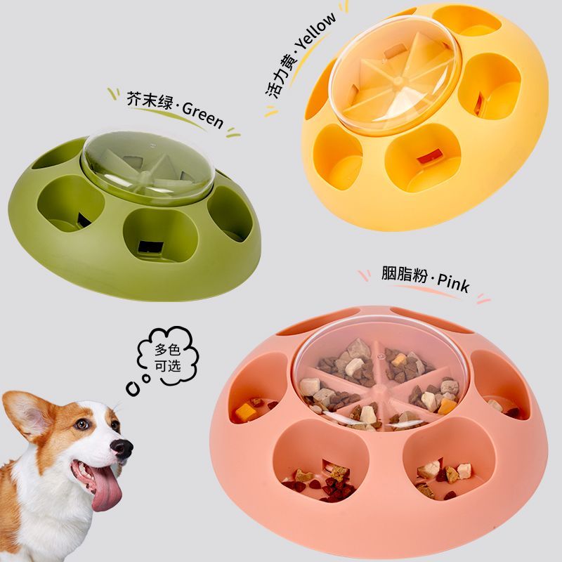 Dog Puzzle Toys Push Type Feed - огляд і ціна Dog Slow Feeder Puzzle Toy Interactive