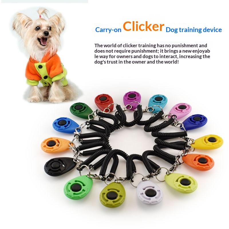 1Pcs Key Chain Dog Training Cl - огляд і ціна Dog Clicker Training With Wrist Strap