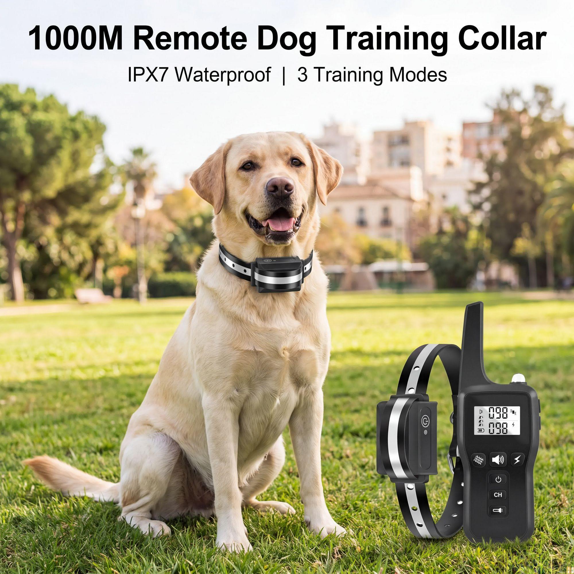 1000M Dog Training Collar IPX7 - огляд і ціна Dog Training Collar Remote 1000M Beep
