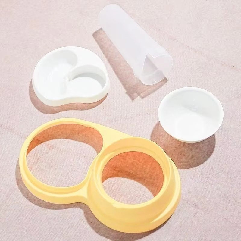 Dual Dog & Cat Ceramic & Stain - огляд і ціна Automatic Pet Feeder Dual Bowl Stainless
