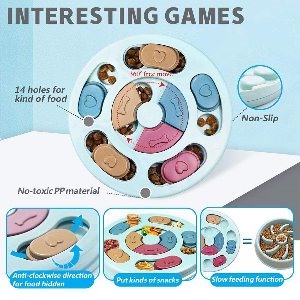Dog Puzzle Toys Slow Feeder In - огляд і ціна Dog Slow Feeder Puzzle Toy Interactive