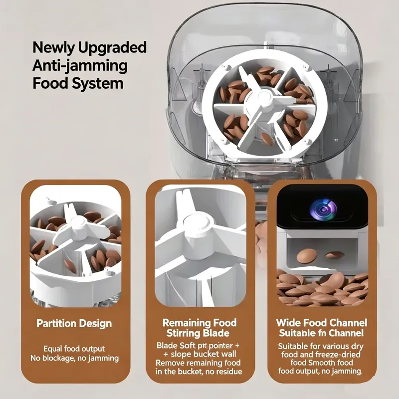 OEM Smart Programmable Charge  - огляд і ціна Timed Cat Dog Food Dispenser 4L