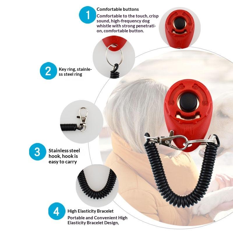 Adjustable Wrist Strap Sound-b - огляд і ціна Dog Clicker Training With Wrist Strap