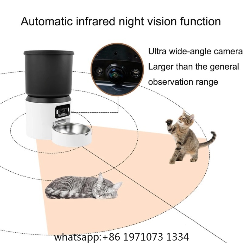 4L Automatic Cat Feeder - Time - огляд і ціна Timed Cat Dog Food Dispenser 4L