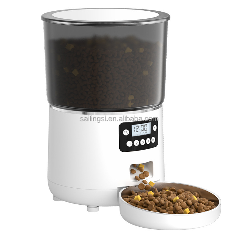 SLS Automatic Smart Pet Feeder - огляд і ціна Timed Cat Dog Food Dispenser 4L