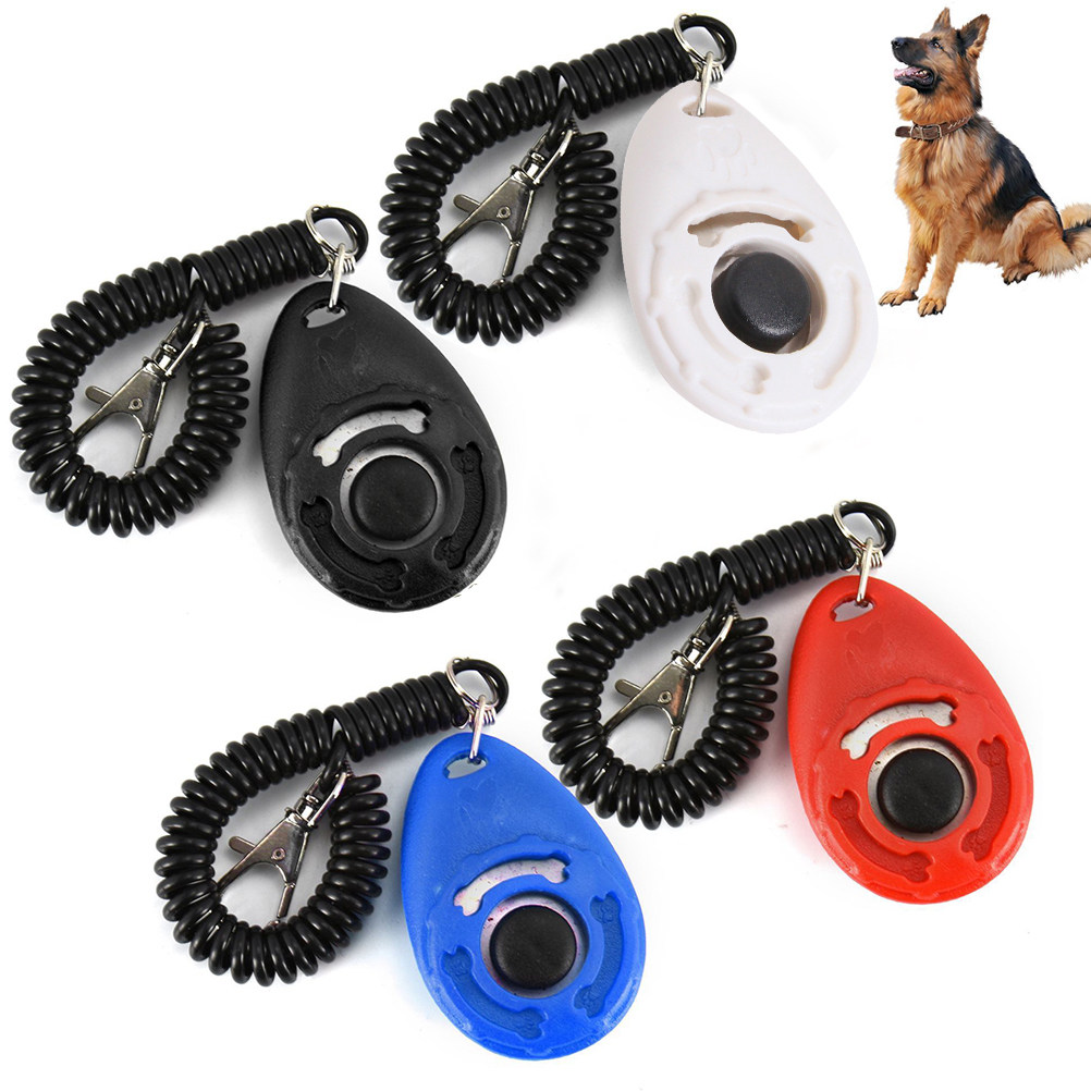 4Pcs Pet Training Clickers Big - огляд і ціна Dog Clicker Training With Wrist Strap