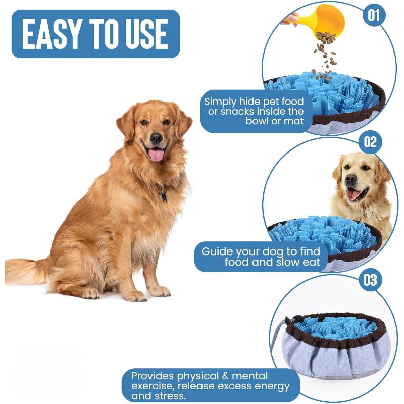 Snuffle Mat for Dogs Adjustabl - огляд і ціна Snuffle Mat For Dogs Foraging Mental