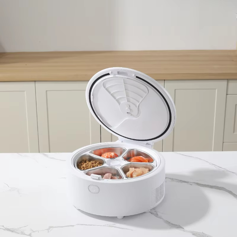 Automatic Cat Feeder Wet Food  - огляд і ціна Wet Food Automatic Pet Feeder Refrigerated