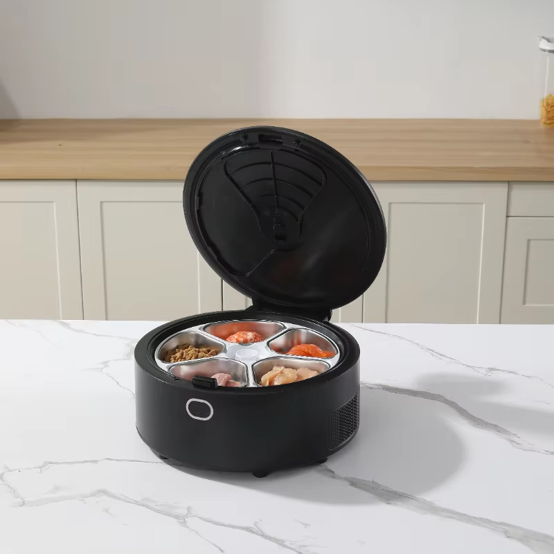 Automatic Cat Feeder Wet Food  - огляд і ціна Wet Food Automatic Pet Feeder Refrigerated